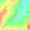 Topografische kaart Carpaneto, hoogte, reliëf
