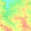 Topografische kaart Le Mesnil Roux, hoogte, reliëf