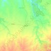 Topografische kaart تلہ گنگ, hoogte, reliëf