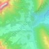 Topografische kaart Ruthière, hoogte, reliëf