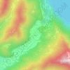 Topografische kaart Osigo, hoogte, reliëf
