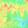 Topografische kaart Veaumas, hoogte, reliëf