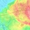 Topografische kaart La Fureterie, hoogte, reliëf