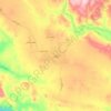 Topografische kaart Lali, hoogte, reliëf