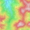 Topografische kaart Ca' dei Sabbatini, hoogte, reliëf