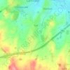 Topografische kaart Staplehay, hoogte, reliëf