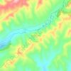 Topografische kaart Malpica de Arba, hoogte, reliëf