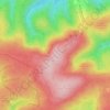 Topografische kaart Ziegenhelle, hoogte, reliëf