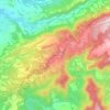 Topografische kaart la Guàrdia, hoogte, reliëf