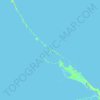 Topografische kaart Normans Pond Cay, hoogte, reliëf
