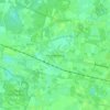 Topografische kaart Kranenburg, hoogte, reliëf