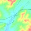 Topografische kaart Meckering, hoogte, reliëf