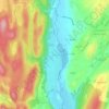Topografische kaart Thoys, hoogte, reliëf