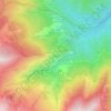 Topografische kaart Piaggia, hoogte, reliëf