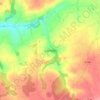 Topografische kaart Lanleya, hoogte, reliëf