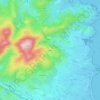 Topografische kaart Luddui, hoogte, reliëf