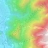 Topografische kaart Passo di Nava, hoogte, reliëf