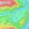 Topografische kaart Vorderthiersee, hoogte, reliëf