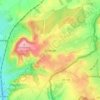 Topografische kaart Sélange, hoogte, reliëf