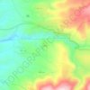 Topografische kaart Jofin, hoogte, reliëf