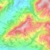 Topografische kaart Marbachegg, hoogte, reliëf