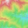 Topografische kaart Vignai, hoogte, reliëf