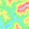 Topografische kaart Relvas, hoogte, reliëf