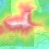 Topografische kaart Aarch Aït Khlifa, hoogte, reliëf