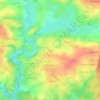 Topografische kaart La Braire, hoogte, reliëf