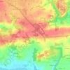 Topografische kaart Kermaria, hoogte, reliëf