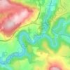 Topografische kaart Mories, hoogte, reliëf