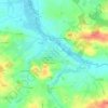Topografische kaart Lotissement du Verger, hoogte, reliëf
