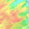 Topografische kaart Fosse Nouvelle, hoogte, reliëf