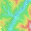 Topografische kaart Pontestrambo, hoogte, reliëf