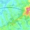 Topografische kaart Les Communes, hoogte, reliëf