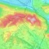 Topografische kaart Cavallasca, hoogte, reliëf