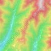 Topografische kaart Renaio, hoogte, reliëf