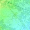 Topografische kaart Bottegone, hoogte, reliëf