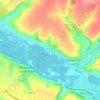 Topografische kaart Le Petit Marles, hoogte, reliëf