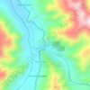 Topografische kaart El Chaco, hoogte, reliëf