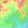 Topografische kaart Molinengo, hoogte, reliëf