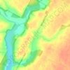 Topografische kaart Stirton, hoogte, reliëf