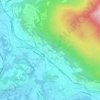 Topografische kaart Cocquio, hoogte, reliëf