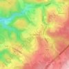 Topografische kaart Ernonheid, hoogte, reliëf