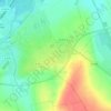 Topografische kaart Le Cardinal, hoogte, reliëf
