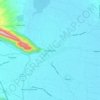 Topografische kaart Orchomenos, hoogte, reliëf