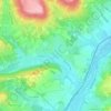 Topografische kaart Nyon, hoogte, reliëf