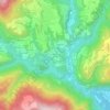 Topografische kaart Pian del Vescovo - Denat, hoogte, reliëf