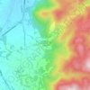 Topografische kaart Portaria, hoogte, reliëf