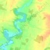 Topografische kaart Ailsa Craig, hoogte, reliëf